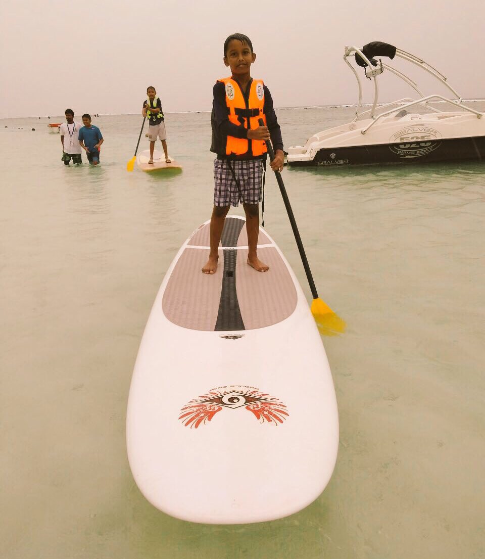 YouFestMv's tweet photo. Visit #YouFest and chill out at the beach. Stand up paddling is only for Rf10. Our water sports activity partner is Beach Club Maldives Water Sports https://t.co/KzWX5Vjgad