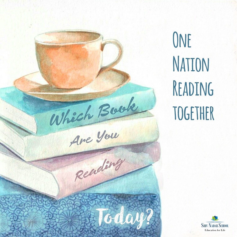 ShivNadarSchool's tweet photo. #OneNationReadingTogether is an annual event when school students across the country spend 30 mins reading. We're observing this from 12 to 12:30 pm in our schools.
Why don't you too find a moment, open a book, and read along with us? Also, which book are you reading today? https://t.co/YtsB74URWx