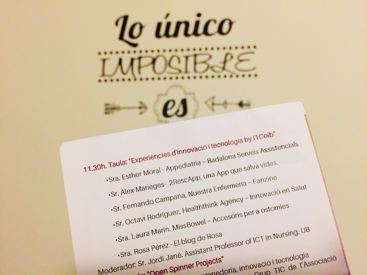Bon dia! Avui estarem al #SpinnerCOIB presentant la nostra agència d’innovació <a href="/HealthinkAgency/">Healthink</a> i alguns dels nostres projectes <a href="/HealthSciApp/">HealthScience</a> <a href="/MiEnfermeraChat/">Mi Enfermera</a> #Alertia us esperem! <a href="/itcoib/">@itcoib</a> <a href="/COIBarcelona/">Col·legi d'Infermeres i Infermers de BCN (COIB)</a>