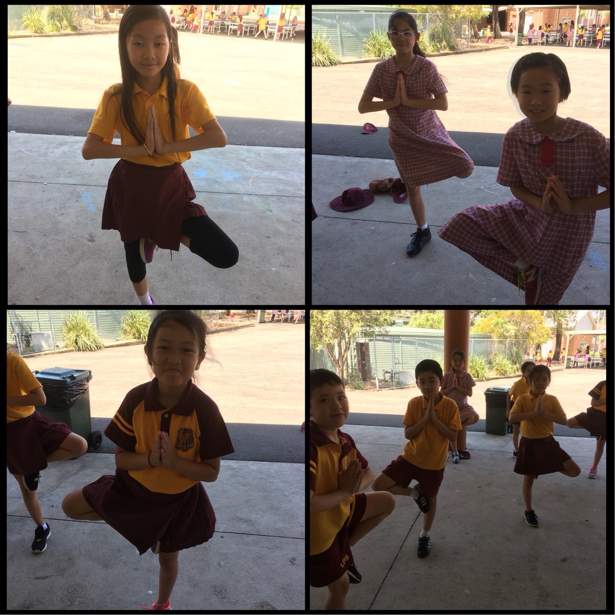 MrsFereday's tweet photo. Mindfulness and sport combined on a Friday afternoon in 3/4L! What a great way to end the week #Yoga #Mindfulness @LansvalePS @MarkDiamondLPS https://t.co/UfMb1auLFE