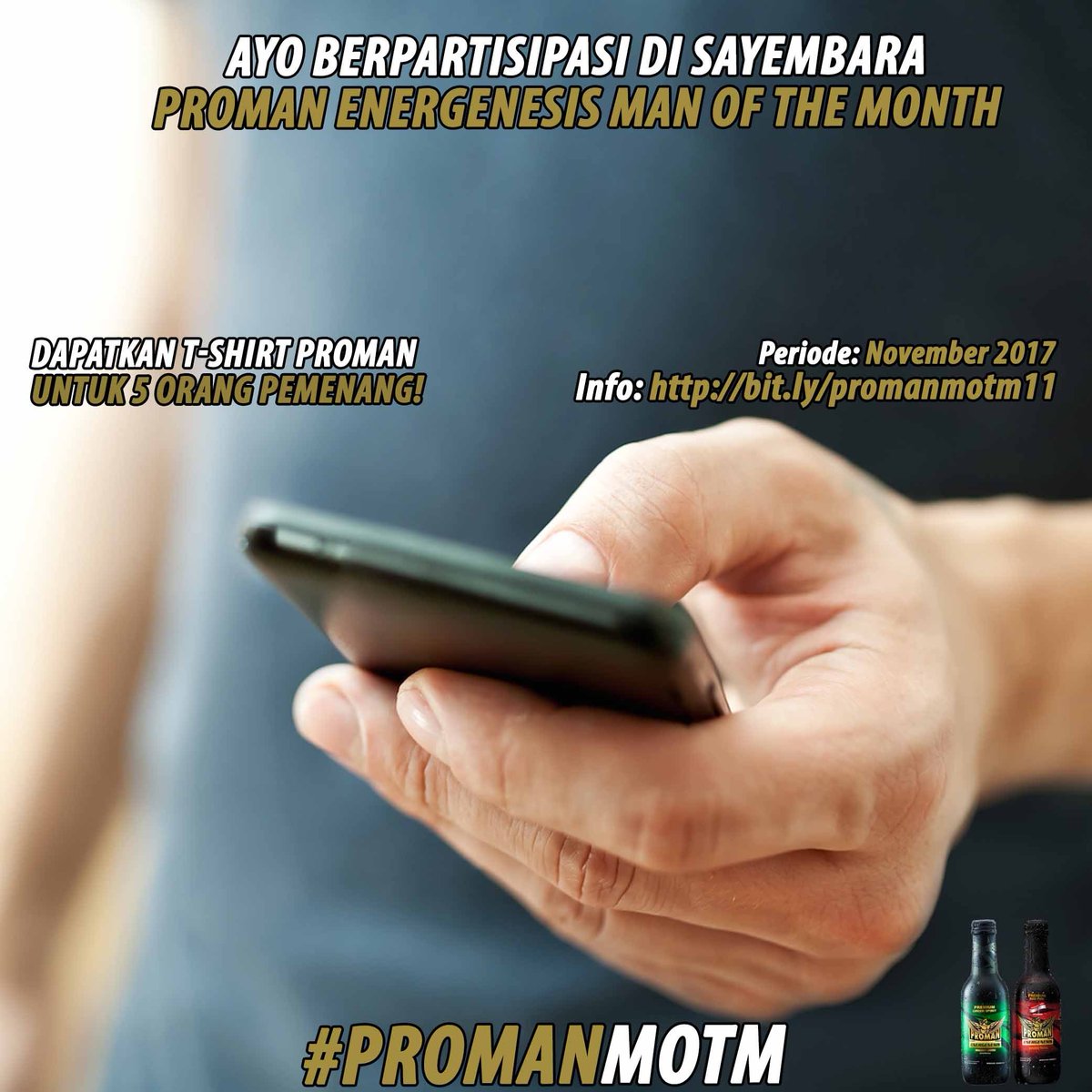 Proman5Jam's tweet photo. Follow Instagram @Proman5Jam sekarang, lalu sering berinteraksi di sana seperti Like, Comment, Regram, supaya kesempatan lo jadi Proman Man of the Month lebih besar. #PromanMotM https://t.co/1B3n8uxMUY
