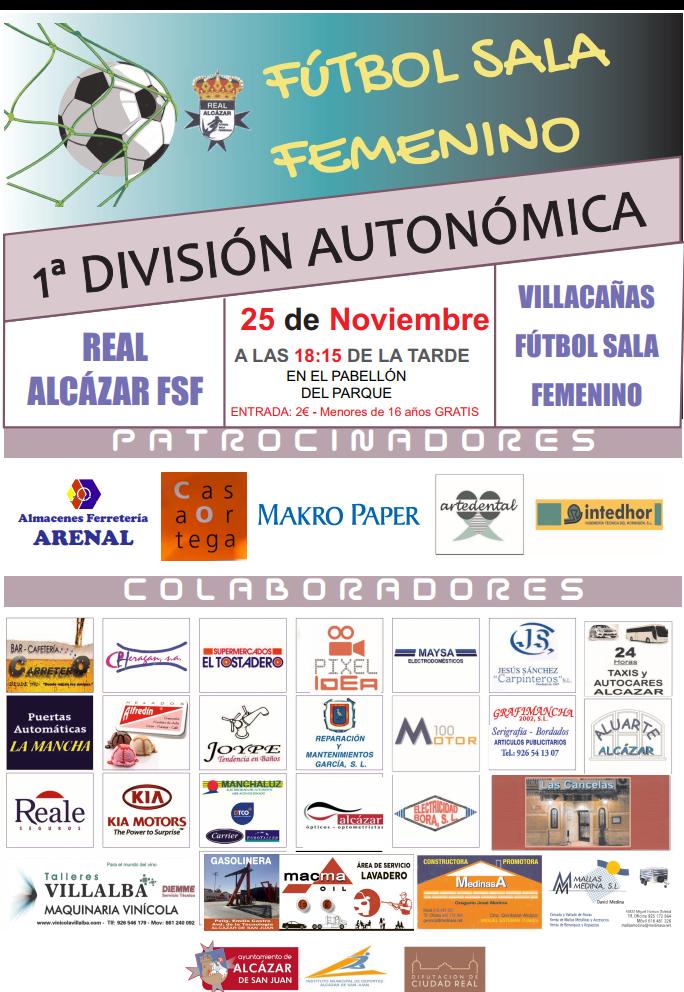 Este sábado os esperamos en el pabellón Picasso para ver el mejor fútbol sala femenino.