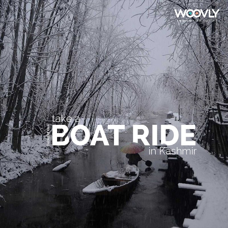 WoovlyApp's tweet photo. #Bucketlistidea - #Explore the snowy surroundings of #Kashmir while riding a boat.
#Bucketlist #FridayFeeling #IncredibleIndia #NatGeo #Lonelyplanet https://t.co/0whfa3v6LP