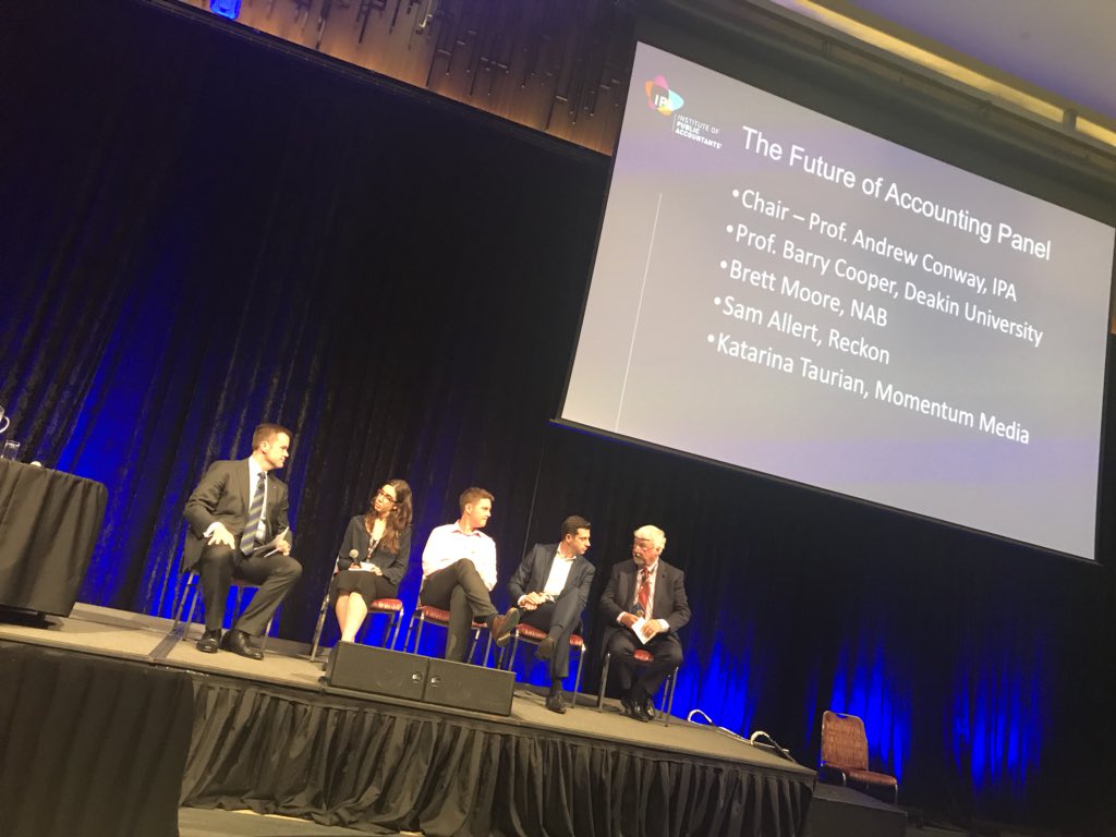 DebraAnders0n's tweet photo. The future of accounting panel session at #ipanc17 @ipaaccountants https://t.co/vfM1QGkZWX