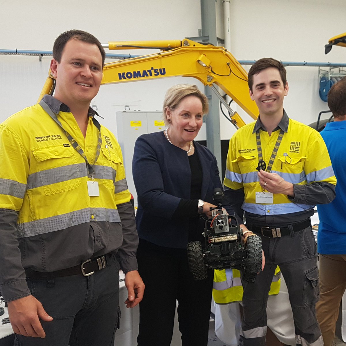 South_32's tweet photo. We're proud to partner with @ProcureSW to showcase &amp; connect local business. A great platform to build strong relationships with our suppliers and local industry! Thanks @AlannahMac for joining us today. #ProcureSW #mining https://t.co/RqIHzCAhNG