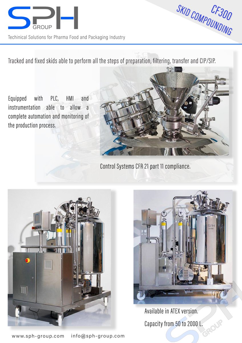 MltcEurope's tweet photo. #skid #compounding #process #pharma #sphgroup https://t.co/wjrxf1u5D7