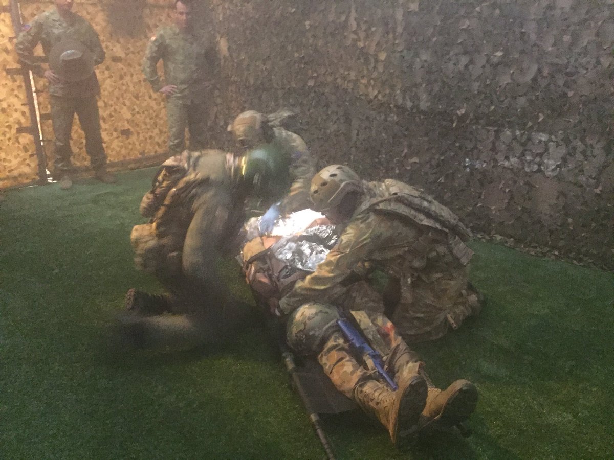RSMAusArmy's tweet photo. Privileged to visit #4CSSB during their Care of the Combat Casualty training today. Outstanding #initiative & realism 👍 @AustralianArmy https://t.co/tnr2ccNK0m