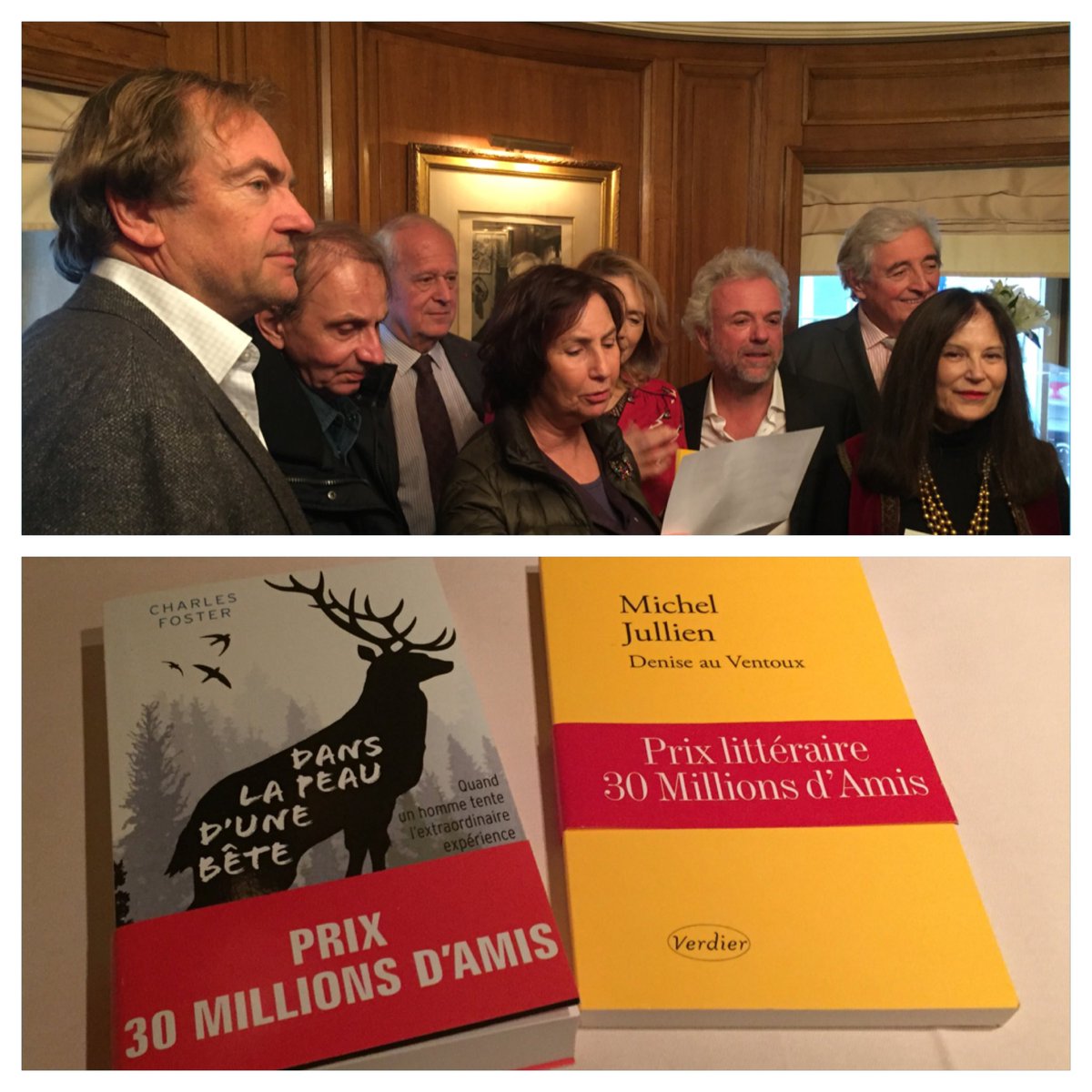 À 9h dans @LVT_RTL, le 35e prix littéraire @30millionsdamis comme si vous y étiez ! #plumeetpoil #chezDrouant #Goncourtdesanimaux