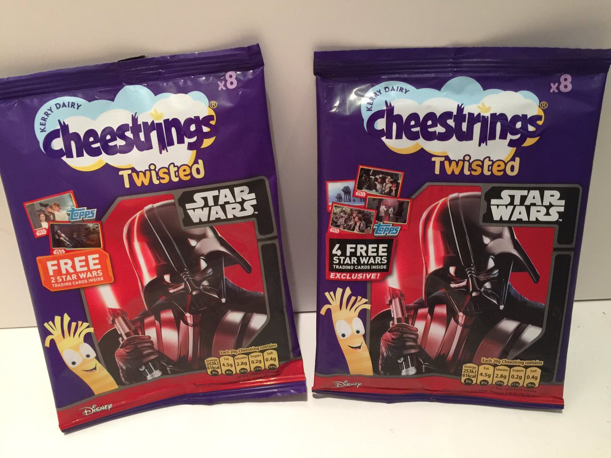 UKToyCollector's tweet photo. Something tasty from my #StarWarsFoodPackagingCollection in my #StarWarsCollectionRoom
#StarWarsCheestrings by #KerryDairy circa 2015/16
#DarthVader Twisted #Cheestrings 8pack
#StarWars #TheLastJedi https://t.co/EWrQDw0qKo