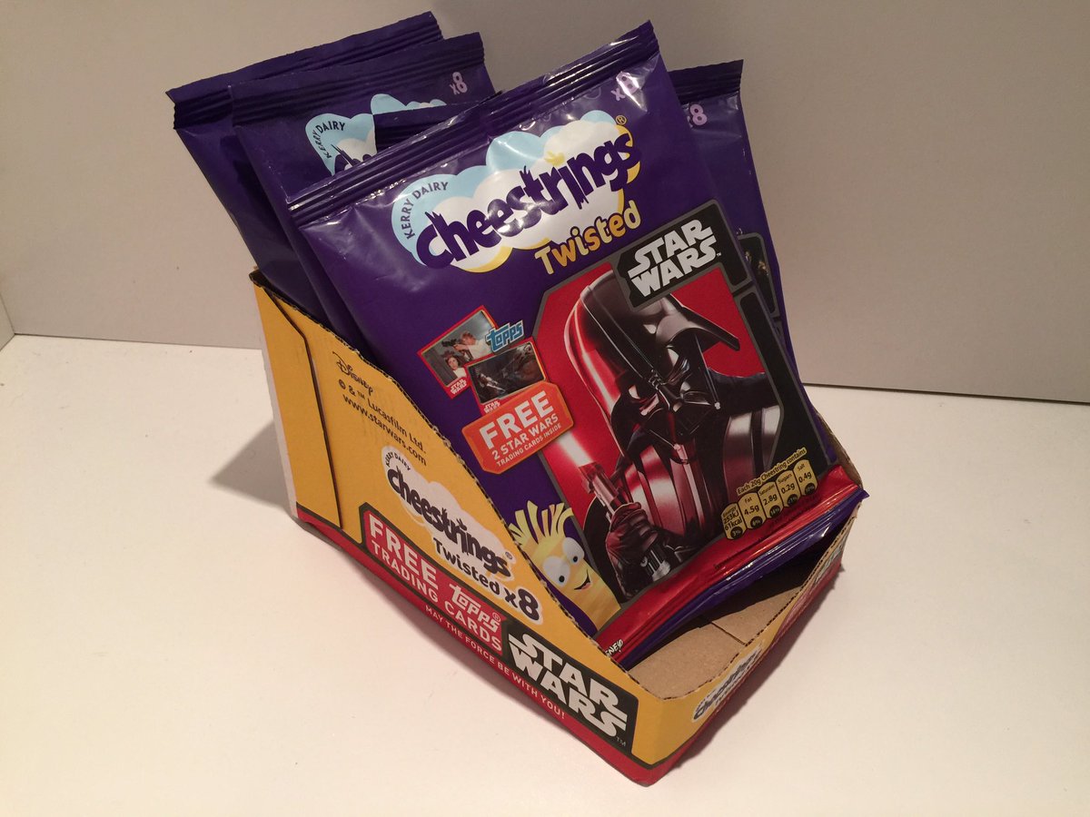 UKToyCollector's tweet photo. Something tasty from my #StarWarsFoodPackagingCollection in my #StarWarsCollectionRoom
#StarWarsCheestrings by #KerryDairy circa 2015/16
#DarthVader Twisted #Cheestrings 8pack
#StarWars #TheLastJedi https://t.co/EWrQDw0qKo