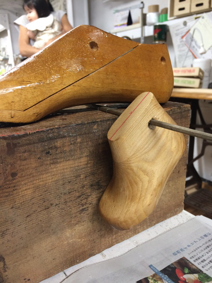 Kurokio 靴 木型製作 こんにちは ベビーシューズの木型を作りました 靴教室 木型教室 靴 木型のご注文は当店まで オーダー靴 Lastmaking 木型 木型製作 木型作り 靴作り 靴教室 木型教室 神戸 Shoemaker 靴職人 Last Shoemaking