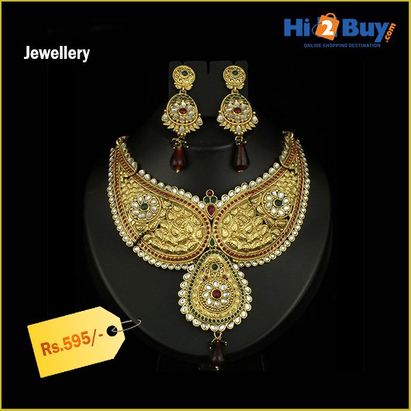Hi2Buy's tweet photo. The new collection of #Wedding #jewellery at the lowest price.
Check more collection here: https://t.co/qFtJ1i5xT6
#Hi2Buy #onlineshoppingdetination #Facebook https://t.co/NeGIVtNvWX