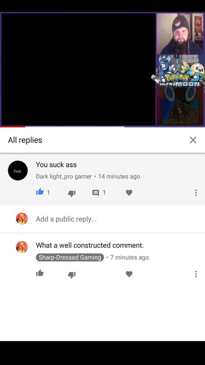 SharpDressGame's tweet photo. When you get burned in the comment section. #creativecomments https://t.co/lvJbIr4vhA