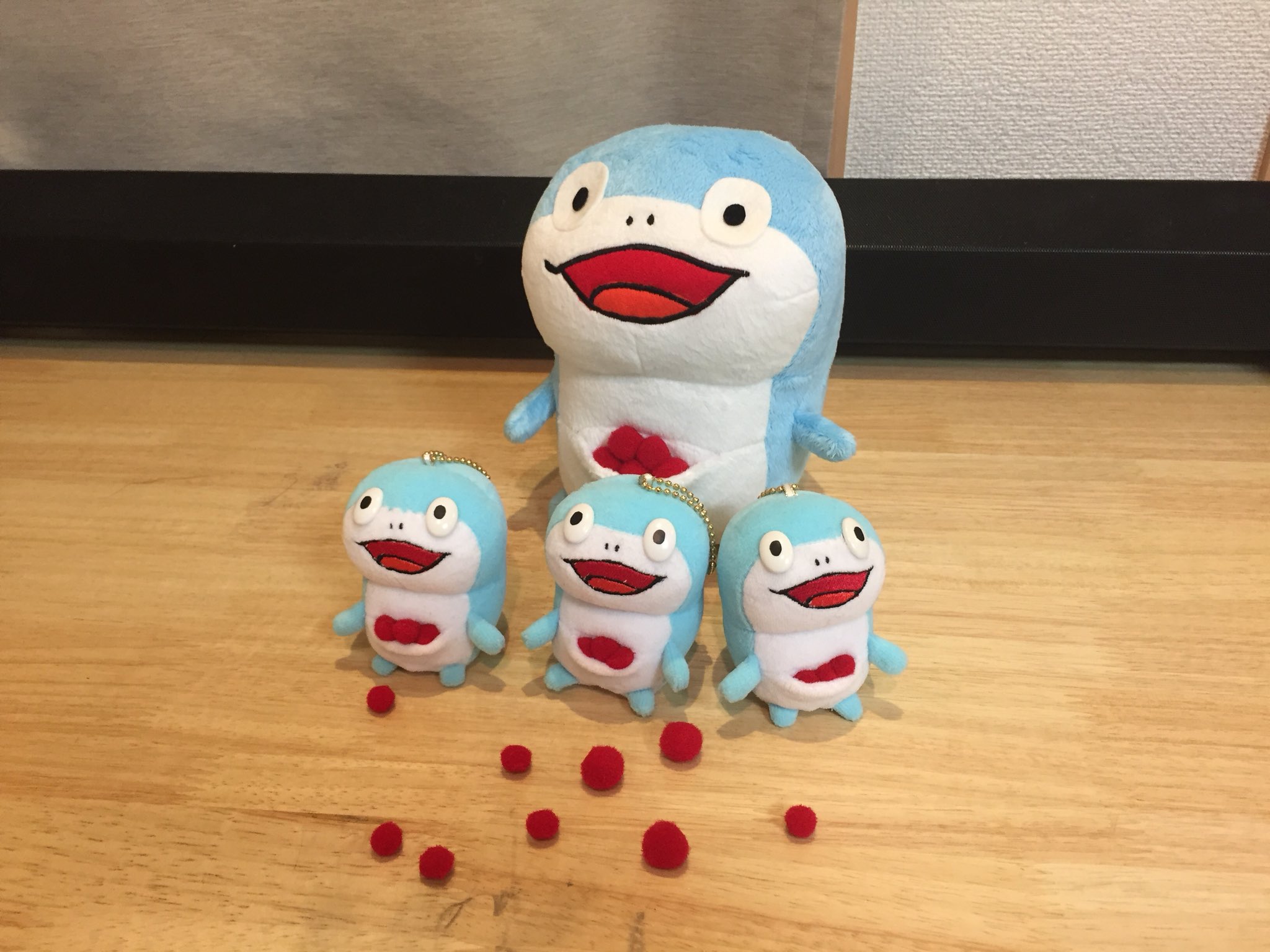 コイス公式 楽天市場にて販売中 この秋に撒いた魚卵が大きく育ち 今日里親の元へ旅立って行きました ウルっと来ちゃった今日この頃 新しい家族のもとで元気で暮らすんだよ コイス ぬいぐるみ ゆるキャラ 魚卵 鯉 里親 コイス大使 T