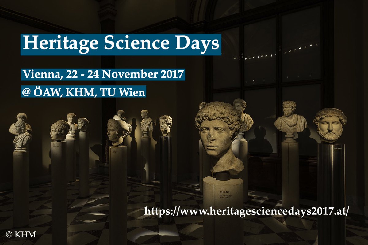 Austrian Academy of Sciences (@oeaw) on Twitter photo Tag 3 der #Heritage Science Days <a href="/oeaw/">Austrian Academy of Sciences</a> <a href="/tuvienna/">tuvienna</a> <a href="/KhmWien/">KunstMuseumWien</a> - heute mehr zu digitaler #Archäologie & Schutz von #Kulturerbe heritagesciencedays2017.at Tag 3 der #Heritage Science Days <a href="/oeaw/">Austrian Academy of Sciences</a> <a href="/tuvienna/">tuvienna</a> <a href="/KhmWien/">KunstMuseumWien</a> - heute mehr zu digitaler #Archäologie & Schutz von #Kulturerbe heritagesciencedays2017.at