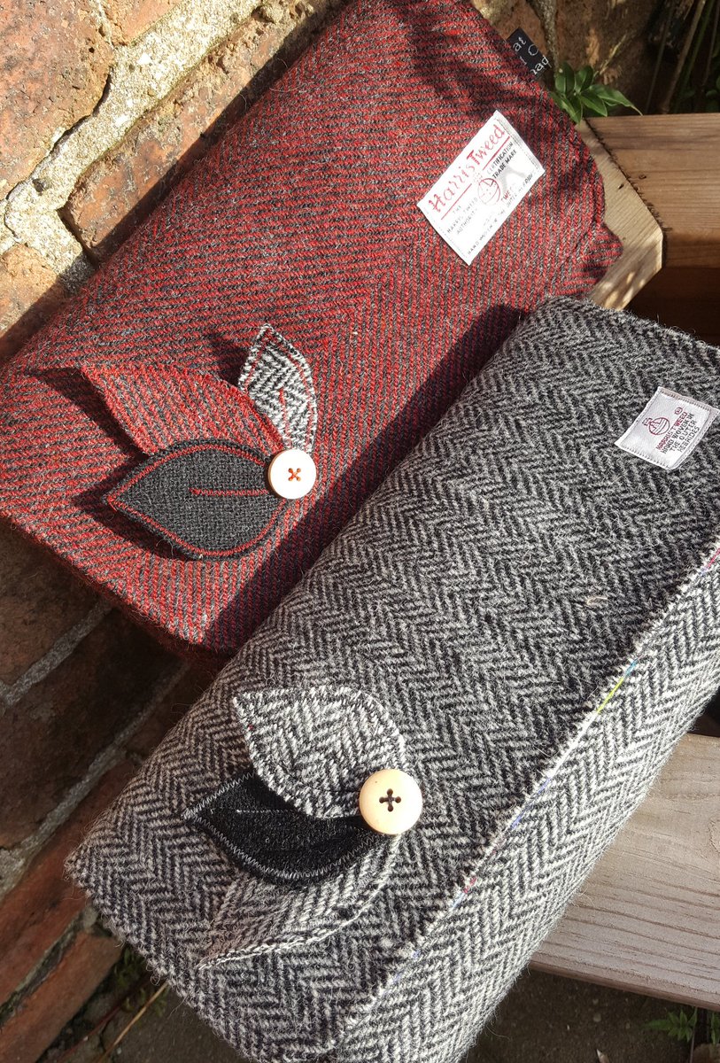 Ruby_Shoesday's tweet image. #handmadeinuk #harristweed clutch bags. Available from @Createdinyorks in the @ridingscentre #Wakefield #madeinyorkshire #shoplocal