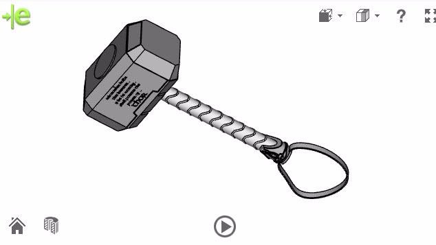 SOLIDWORKSESP's tweet photo. Diseña el Mjölnir de #Thor con #SOLIDWORKS via @Ibermaticaindus 
https://t.co/NoKGlIPqh5 https://t.co/VGpMAxaOmd