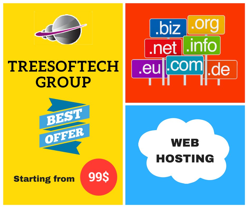 treesofttech's tweet photo. TREESOFFTECHGROUP Mega Offers SALE !! @treesofttechgroup
BUY DOMAIN NAME and HOSTING SERVICES starting only at $99!
Log on to: https://t.co/XHTMXrYG1k
#Domains #hosting #Sales #Offer #sunday https://t.co/tf6iw4NPly