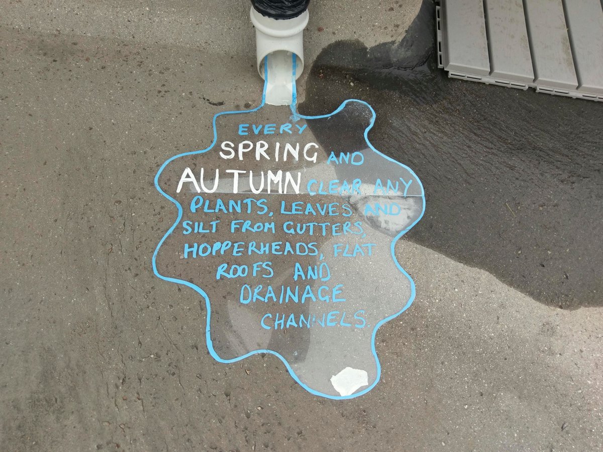 It's National Gutter Day! Have you checked your gutters &amp; down pipes? Look out for cracks, breakages, blockages from debris including earth, twigs, leaves, bird nests and even lost tennis balls! @SPAB1877 <a href="/UnderOneRoofSco/">Under One Roof Scotland</a> <a href="/HistEnvScot/">Historic Environment Scotland</a> <a href="/HESEngineShed/">The Engine Shed</a> #NMW2017