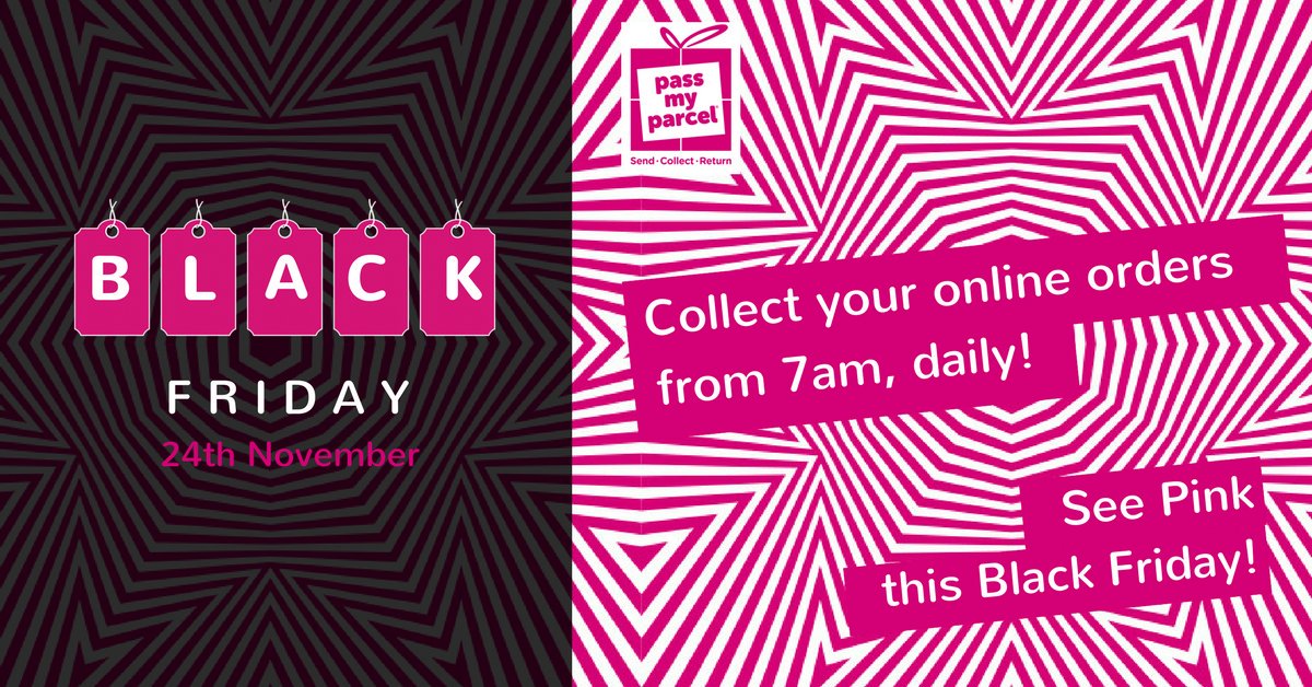 LOMASNEWS's tweet photo. #BlackFriday2017 is here! Get your bargains from @AmazonUK @ASOS @TheWineSociety delivered to our store with @PassMyParcel and collect at your leisure 😀 https://t.co/pLTwQIupzb