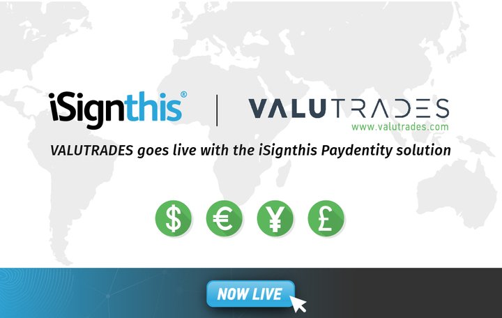 MB_iSignthis's tweet photo. iSignthis Ltd (ASX:ISX) Valutrades Commences Transacting with Paydentity. 
More Info: https://t.co/BjwL7QenuN
#iSignthis #Valuetrades #Transacting #Paydentity #NowLive #Live #Payments #Aquiring #KYC #StrongCustomerAuthentication #FraudPrevention #PaymentGateway #CardTokenisation https://t.co/dC5KfMAZWx