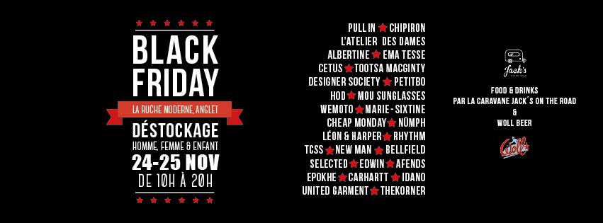 Le Black Friday c'est maintenant ! cetusbiarritz.com et à la Ruche Moderne à <a href="/VilleAnglet/">Ville d'Anglet</a> : Gros déstockage ! Tu viens?