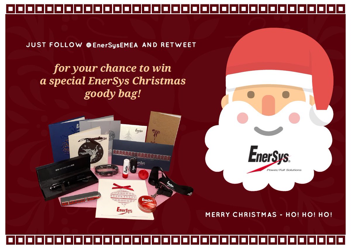 EnerSys_EMEA's tweet photo. Happy #FreebeFriday! #BuyNothingDay just get it for #free
#follow &amp; #RT and #win #prize 🎁! 
Sorry but Santa is not included 😀
#giveaway  #xmasgift  https://t.co/2XAdfwk8XJ #BlackFriday @freebiefriday_ #Competition https://t.co/HvBCcxooTs