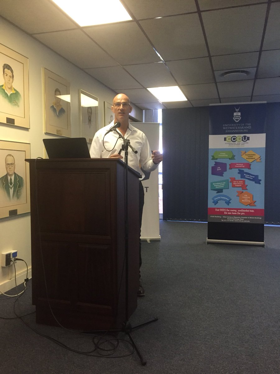 WitsSport's tweet photo. True legend John Mitchell speaking at the #WPPS2017 what a honor. @vowfm @witsalumni @WitsUniversity @Wits_News https://t.co/SDhZwuUVXz