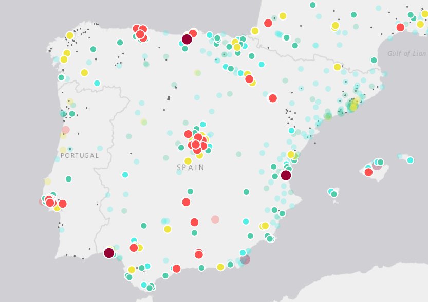 avantgeo's tweet photo. Mapa Interactivo de la calidad del aire en Europa. Es curioso que sólo se hable de estos problemas en ciudades como Madrid o Barcelona. ¿Qué hacen el resto de ciudades para paliarlo?

https://t.co/n7nWmpMs1E https://t.co/inFNqnQKXc