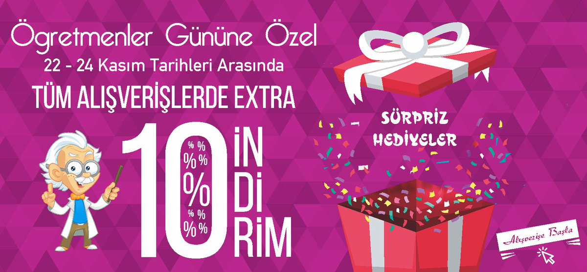 Öğretmenler Gününe Özel Tüm Alışverişlerde Extra %10 İNDİRİM 
Detaylı Bilgi İçin: kitapbilgini.com
#24kasımöğretmenlergünü