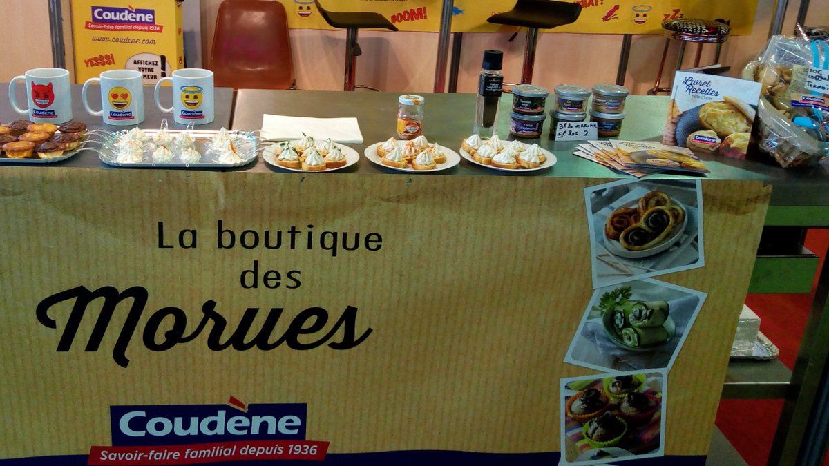 BrandadeCoudene's tweet photo. La boutique des morues #coudene était au salon Miam d'Alès le week-end dernier et vous a régalé de dégustations savoureuses et ludiques #miam2017 https://t.co/mYi8qHZTZh