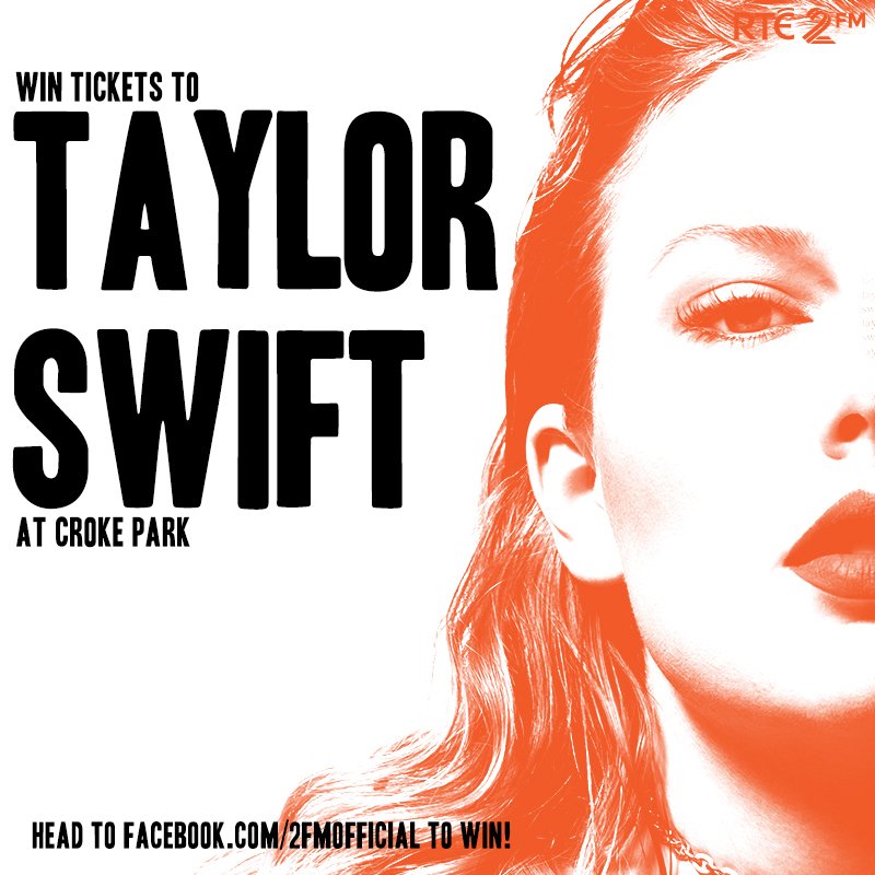 RTE2fm's tweet photo. BREAKING!

@taylorswift13 IS COMING TO IRELAND!!

TayTay is bringing her #ReputationTour to @CrokePark, Friday 15th June. 

Tickets on sale Friday 1st Dec @ 9am! 

Win the first 2 tickets NOW!

#2FMTAYLOR 

RT &amp; CLICK HERE ⬇😍

https://t.co/BOnfrGNtVe https://t.co/TpXsWLc5w7