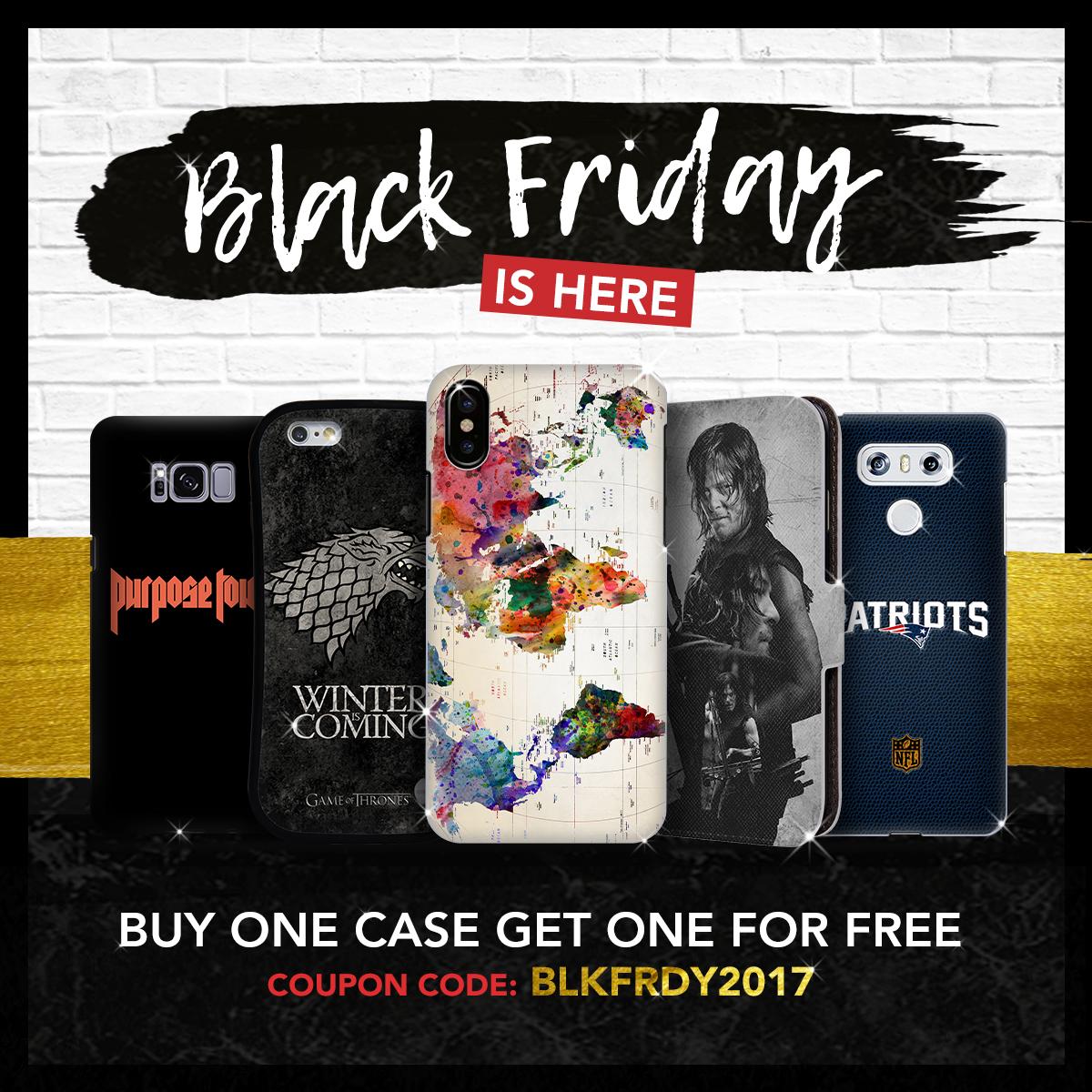 goheadcase's tweet photo. #BlackFriday is here!  Buy one case get one for FREE on all items ✨ https://t.co/ciSSlUZZR2