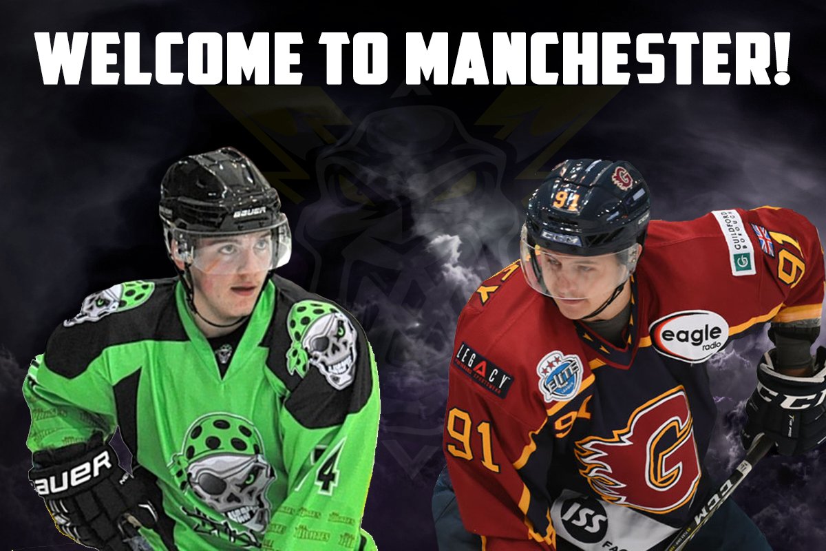 Mcr_Storm's tweet photo. 🚨BREAKING NEWS🚨 - @Mcr_Storm add @leebonner74 &amp; @A91Mckinney ahead of Saturdays game vs the @PanthersIHC! #WeAreStorm #ATTWWY Details: https://t.co/94ge55L4Tj https://t.co/qFmwPMDCM1