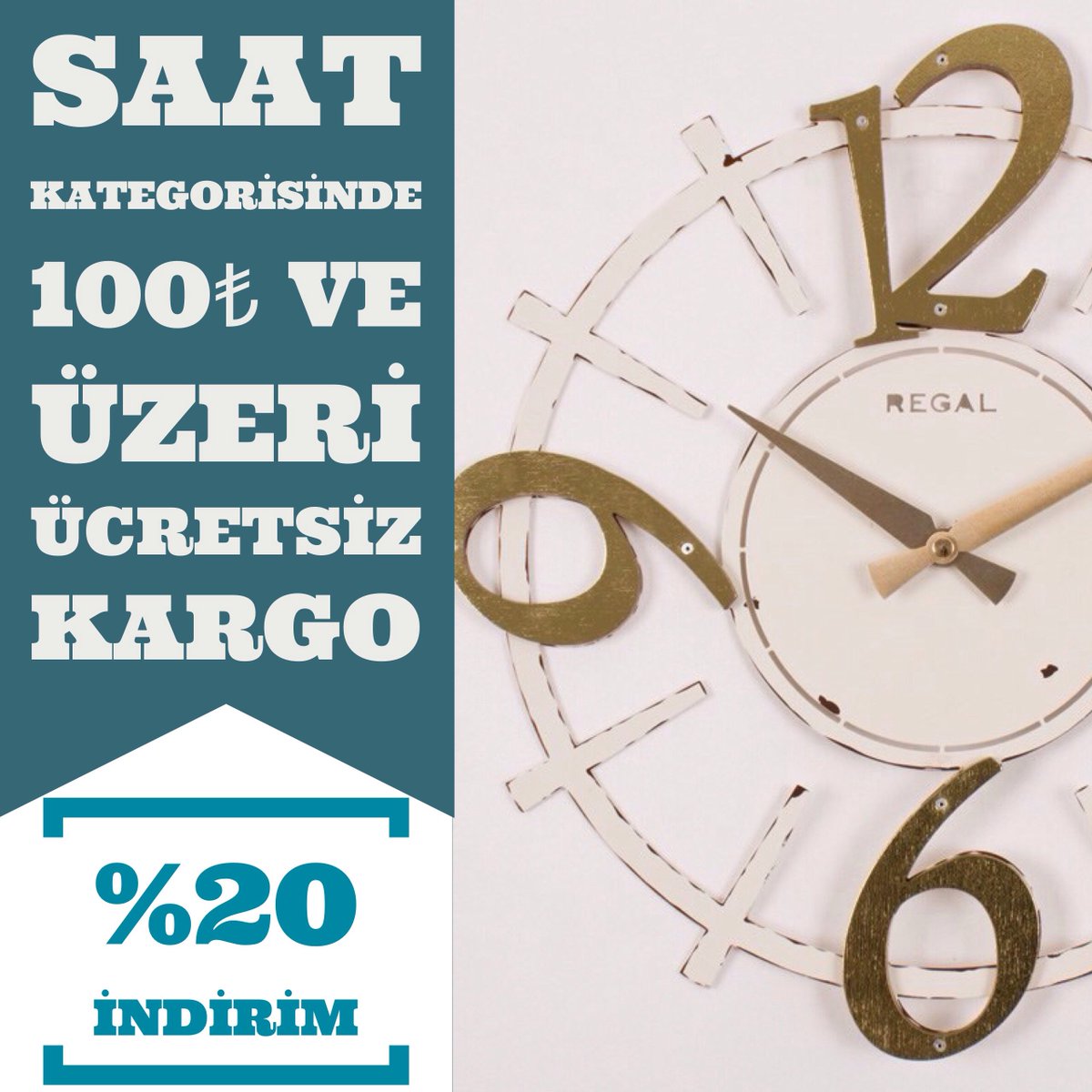 filconcept's tweet photo. Günaydın🤗 Saat ⏰kategorisinde %20 indirim ve 100₺ üzeri ücretsiz kargo📦 https://t.co/lM6mcOKXYi  #duvarsaati #indirim #dekorasyon #filconcept #regalsaat https://t.co/aCy1MPwZnD