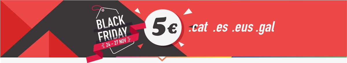cdmon's tweet photo. ¡Aprovecha nuestra promo #BlackFriday! .es .cat . eus y .gal a 5€ https://t.co/6FzBhbTGTc