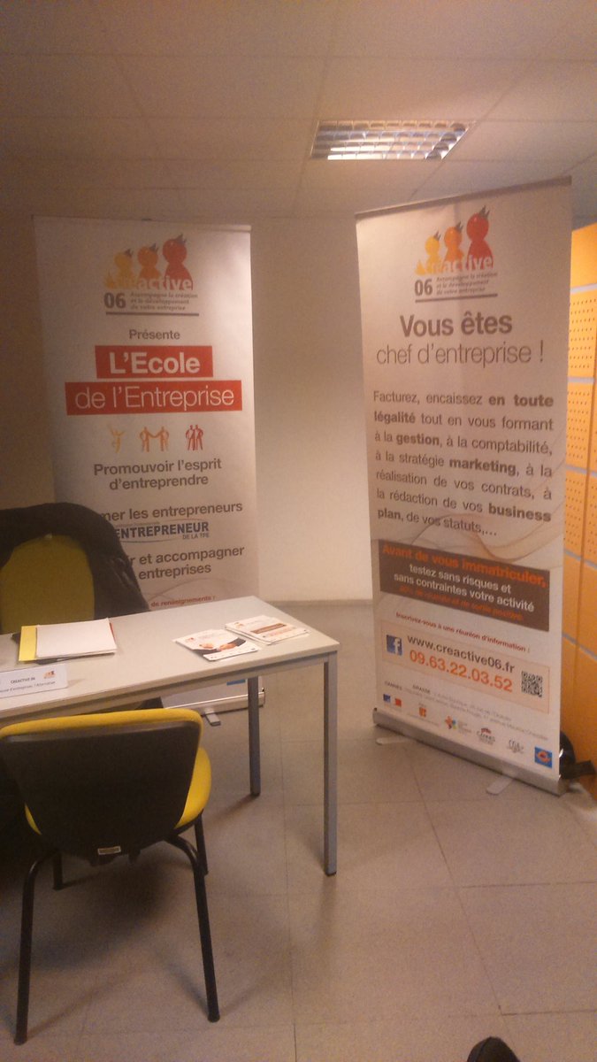 creactive06's tweet photo. En direct du #poleemploi de #Cannes &amp; #Mandelieu pour la matinée des experts #création #création #entreprise https://t.co/lD9uNX4BT1