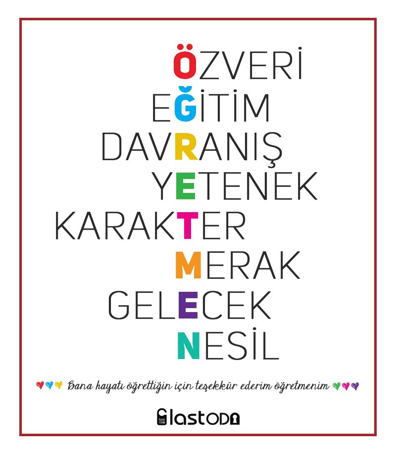 Tüm öğretmenlerimizin Öğretmenler Günü kutlu olsun! #ogretmenlergunu  #SonAndaLastOda