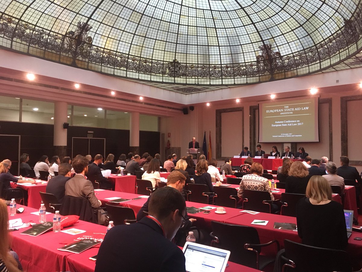 Welcome to second day of the Autumn Conference of the European State Aid Law 2017 hosted at the premises of <a href="/CNMCcompetencia/">CNMC competencia</a> <a href="/CNMC_ES/">CNMC</a> #Madrid #EStALI17
