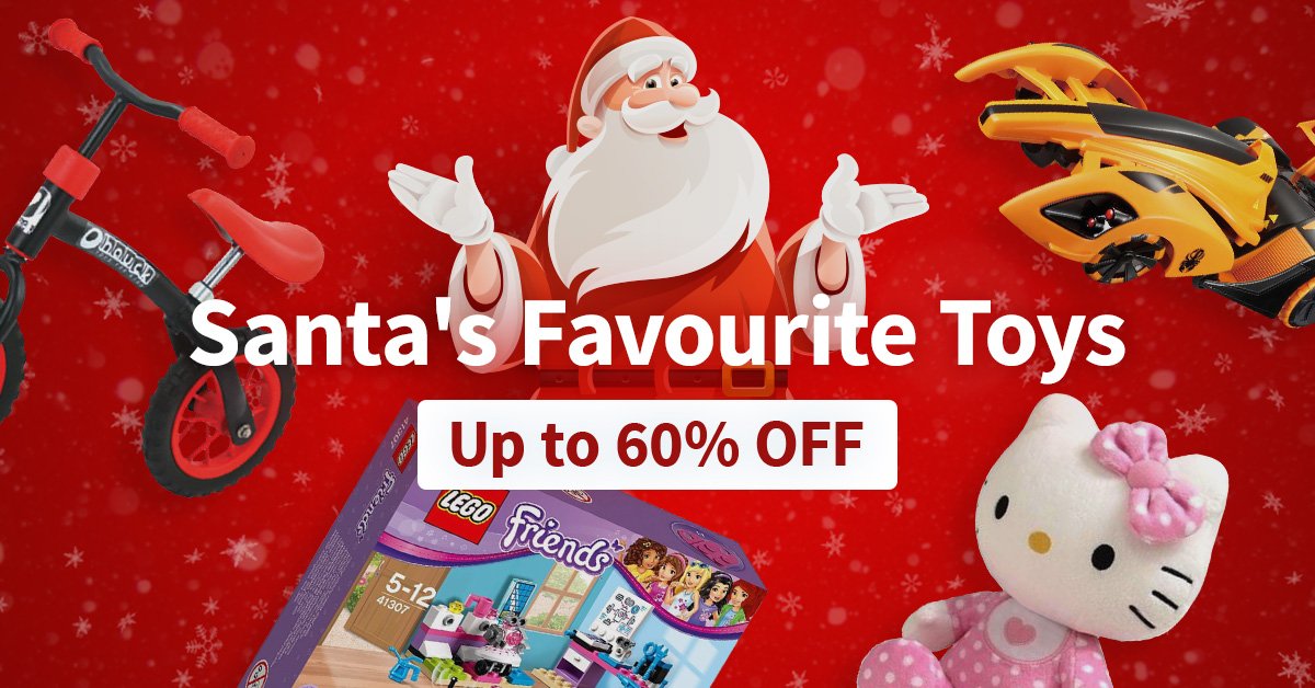 RedMart's tweet image. Ho-ho-ho! Wanna know what Santa's favourite toys are? 🎅 &amp;gt; goo.gl/QDvMUL