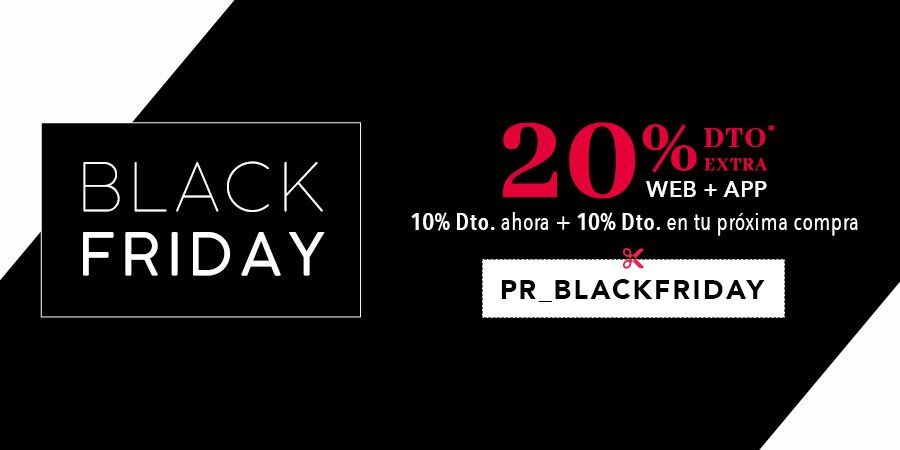 promofarma's tweet photo. LLEGÓ, LLEGÓ, LLEGÓ 🎊
¡El #BlackFriday ya está aquí! Y tenemos descuentos para todos 💸
⏱Caza ahora las mejores ofertas o arrepiéntete para siempre ⏱

📲 https://t.co/QOlFCcNE0t
Código: PR_BLACKFRIDAY

#FelizFinde #FelizViernes https://t.co/UMuXnsMs7x