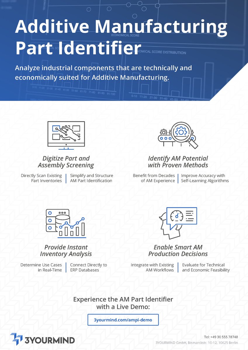 The manual selection of 3D #components is the most time-consuming process in #3Dprinting. 
Simplify it with digitization! Discover #AMPI: hubs.ly/H09gl_p0