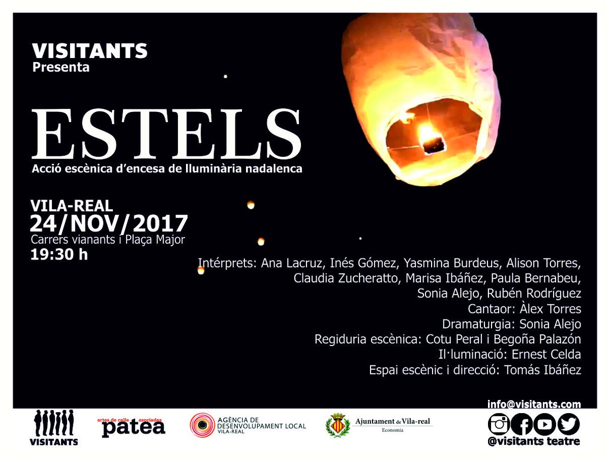 Aquesta vesprada plenarem d'estels els carrers de Vila-real