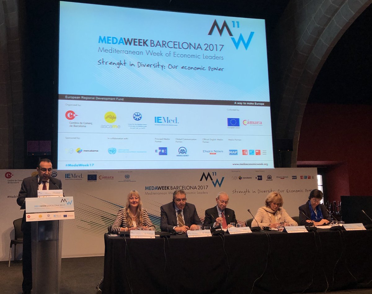 afaemmeoficial's tweet photo. Empezamos la MEDAWEEK Barcelona 2017 #MedaWeek2017 #MedaWomen con @anwarzibaoui @mhelenadefelipe @MujeresxAfrica @cambrabcn @laurencepais con la colaboración de @ascame y @afaemmeoficial https://t.co/tgoaJP0Y5P