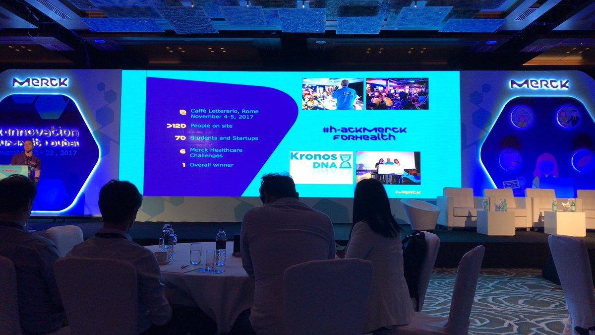 KronosDna's tweet photo. thank you to @merckgroup ! @KronosDna was honoured to be part of #xinnosummit in #dubai as "special guest" from #hackmerck17 in #Rome https://t.co/zKvV8XIfzT