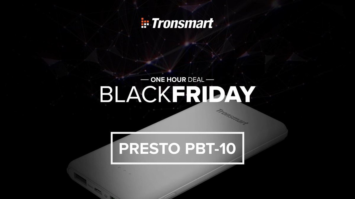 TronsmartPolska's tweet photo. #BlackFridayAlert na https://t.co/cmbGc2e2g8 co godzinę przeceniamy inny produkt. Zaczynamy od powerbanka PBT10 (10k mAh, voltIQ, QC 3.0) za 89 zł! https://t.co/VL52CkHPwS