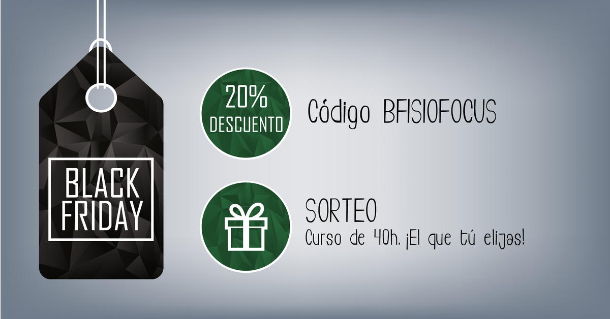 Fisiofocus's tweet photo. 📢¡Celebra el #FisiofocusBlackFriday! Introduce el código en el momento de la inscripción💪
🎁Además... etiqueta a 3 amigos fisios en esta publicación y entra en el SORTEO de un curso de máximo 40 horas🙂
⚠¡Recuerda... SÓLO DURANTE HOY!⏰
▶https://t.co/0BHjc7YAbM https://t.co/fIdGXrAfIf