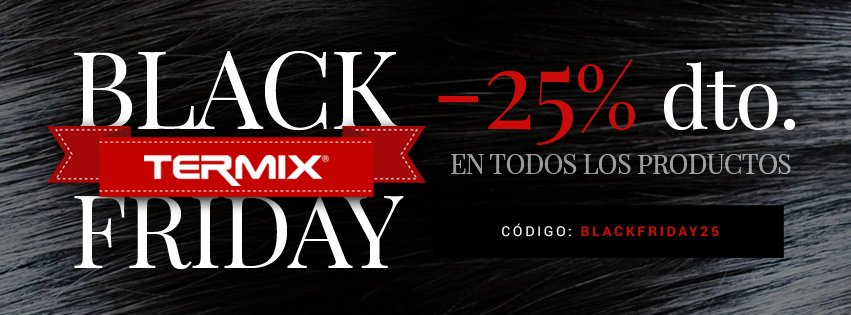 Termix's tweet photo. ¡Llega el #BlackFriday a Termix! Visita nuestra Store Online y entérate de más --> https://t.co/1zqxziwE3d #BlackFriday #PRomociones #BlackDays #Viernes #Termix #LoveTermix #LoveMyHair https://t.co/BpNwkXQYoa