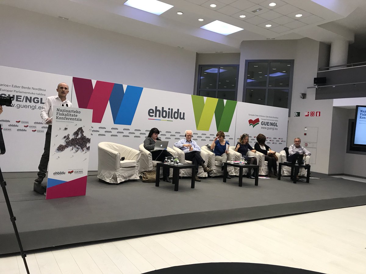 EHBildu_Inter's tweet photo. We have just started with the #InternationalConference on fair, progressive and social #TaxModels. @josujuaristi welcomes the international guests. #TaxJustice https://t.co/UzY4opBZpf