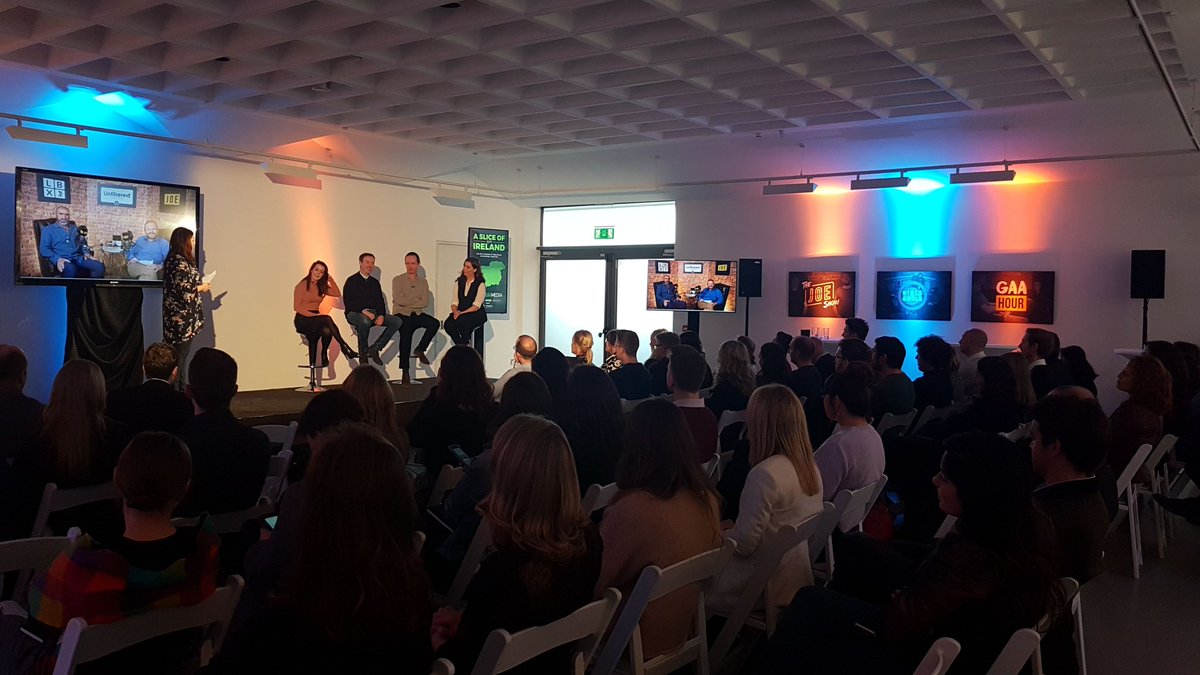 What a panel 😍 <a href="/MaximumMedia_IE/">Maximum Media</a> #SliceOfIreland <a href="/SileSeoige/">Síle Seoige</a>  <a href="/Niamh_Maher/">Niamh Maher</a> <a href="/PaddyMcKenna/">Paddy McKenna</a> <a href="/dionfanning/">Dion Fanning</a> <a href="/gillianfitz/">Gillian Fitzpatrick</a>